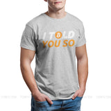 Cryptocurrency Printed Cotton T-Shirts