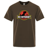 Cartoon Dinosaur Printed T-Shirts
