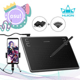 H430P Graphics Drawing Digital Tablets Signature Pen Tablet OSU Game Tablet with Battery-Free Stylus Pen with  Gift