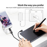 H430P Graphics Drawing Digital Tablets Signature Pen Tablet OSU Game Tablet with Battery-Free Stylus Pen with  Gift