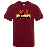 Cartoon Dinosaur Printed T-Shirts