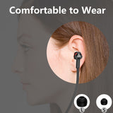 JM26 Headphone Noise Isolating in ear Earphone Headset with Mic for Mobile phone Universal for MP4