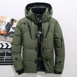 White Duck Hooded Winter Jackets