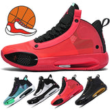 Breathable mesh basketball shoes Junior outdoor basketball sneakers Men's wear-resistant non-slip training shoes