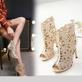 Hollow hot drilling cool sandals