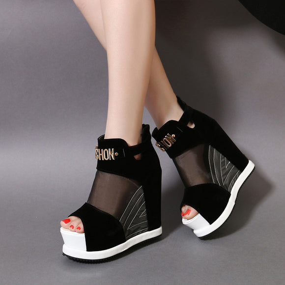 Wedge heeled sandals