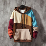 Casual Loose Color-blocking Pullovers