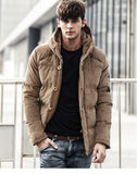 Winter Solid Colour Hooded Jackets